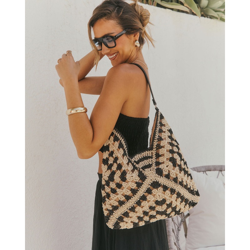 Full of Sunshine Woven Straw Shoulder Bag