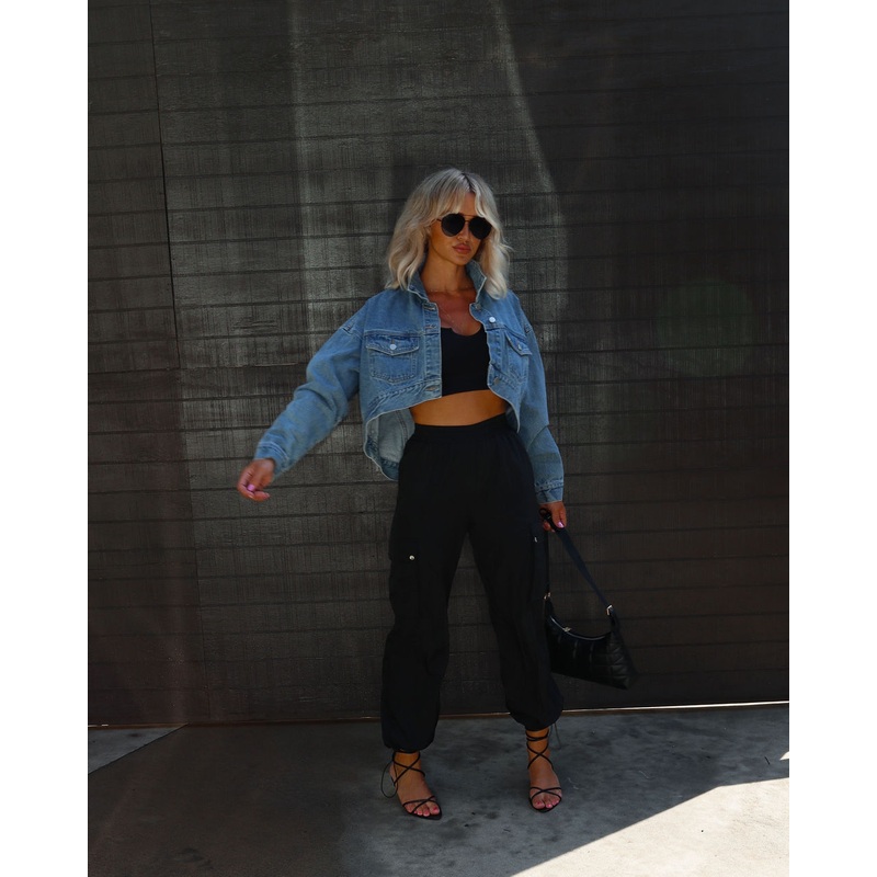 Jorise Cropped Denim Jacket|Denim|XS|S|M|L|XL