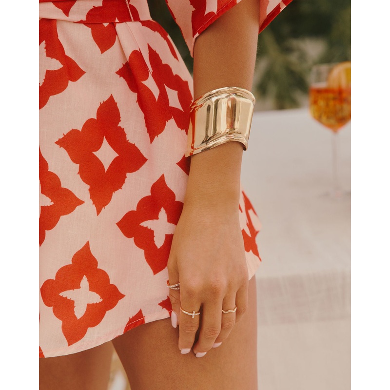 Sierra Cuff Bracelet|Gold|O/S