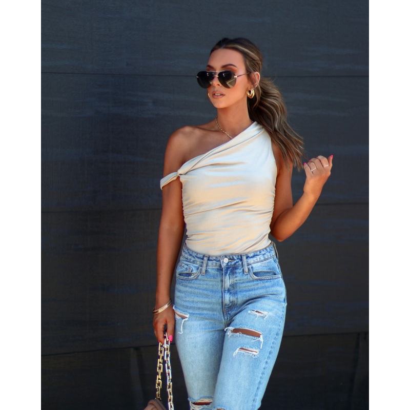 Level Up Ruched Off The Shoulder Bodysuit