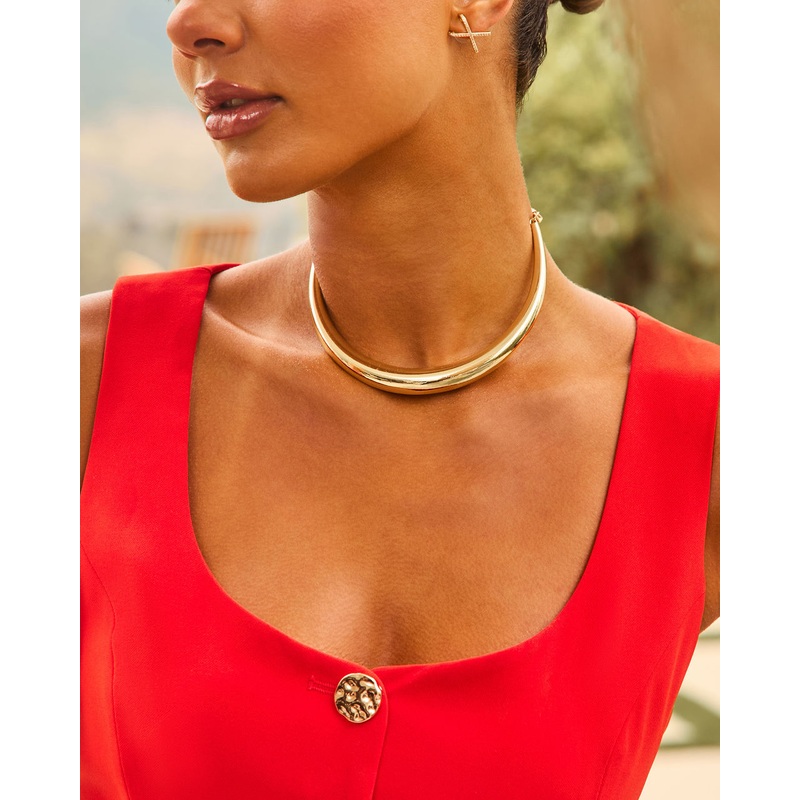 Sun Dancer Choker Necklace|Gold|O/S