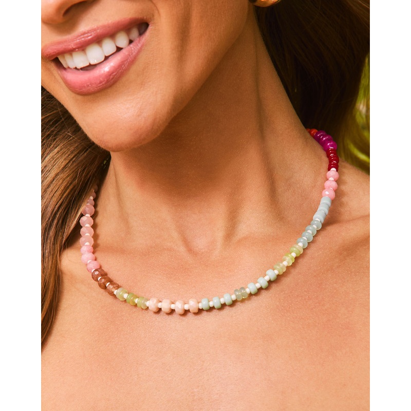 Sunshine Splash Multi Beaded Necklace