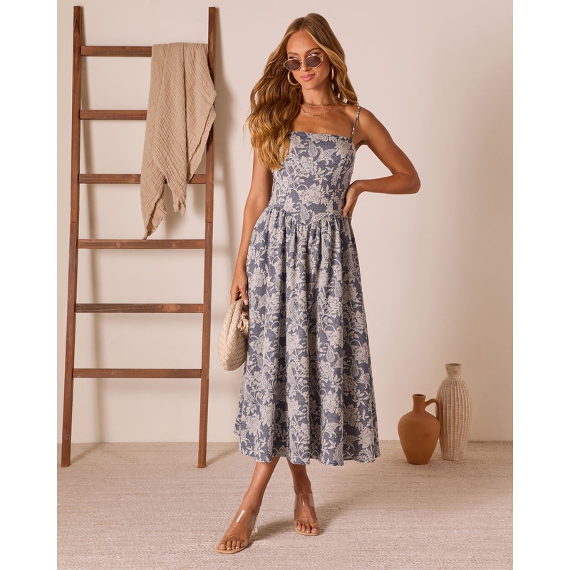 Lily Dream Chambray Maxi Dress