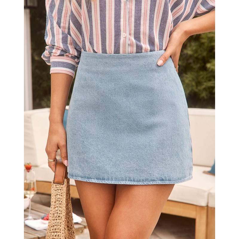 Reagan Denim Mini Skirt|Denim|XS|S|M|L|XL