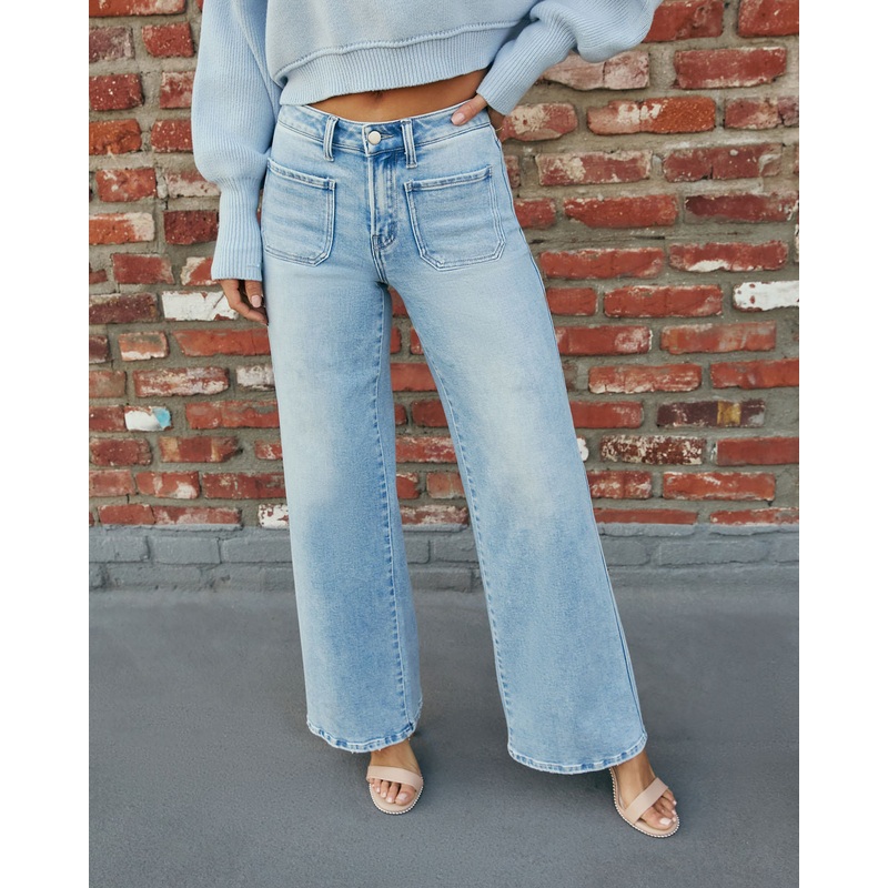 Serenna Super Stretch Wide Leg Jeans