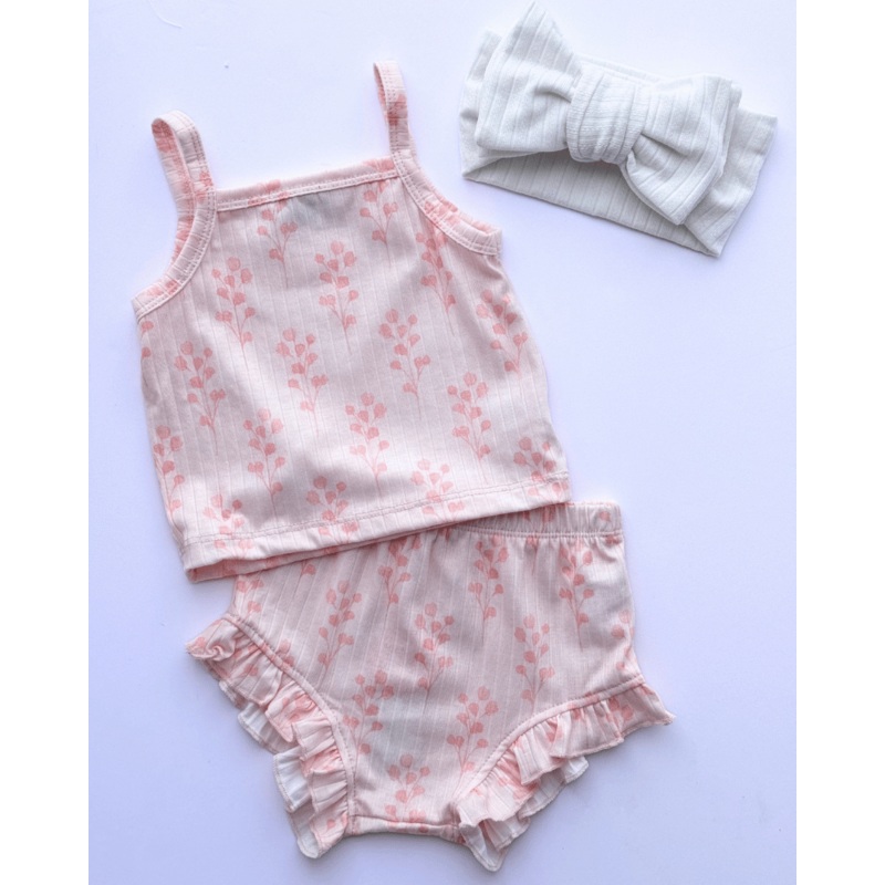 Luna Top and Bloomer Set – Spring Blush Pink