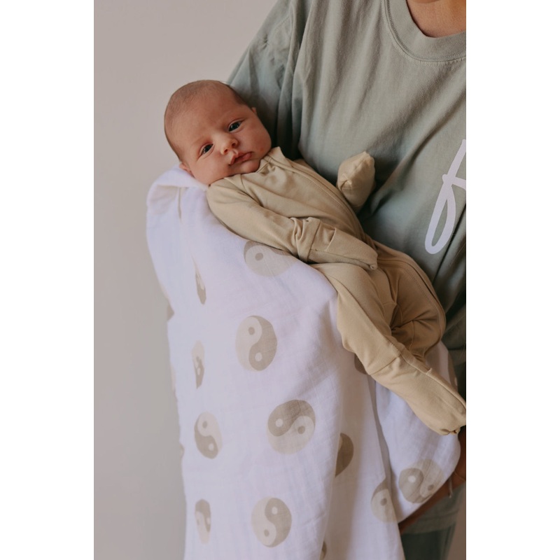 Bamboo Zip Pajamas | Limestone