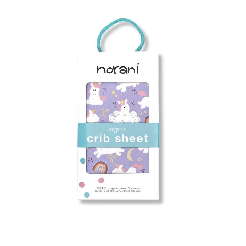 Organic Crib Sheet – Unicorns