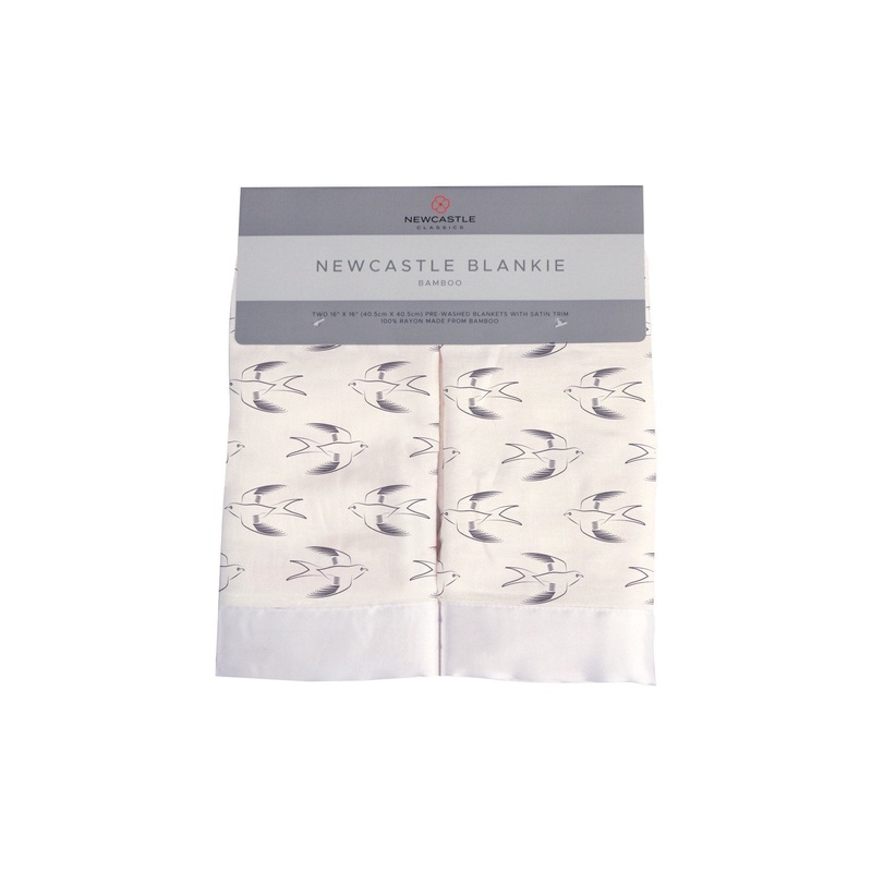Sparrows Bamboo Muslin Newcastle Blankie