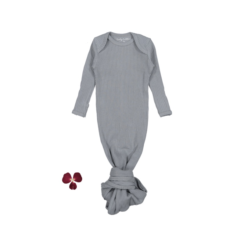 The Baby Gown – Slate|NB|0m|3m