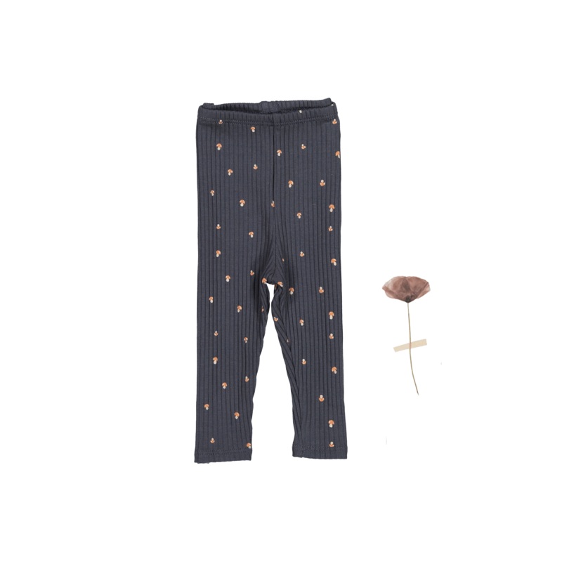 The Printed Legging – Steel Mushroom