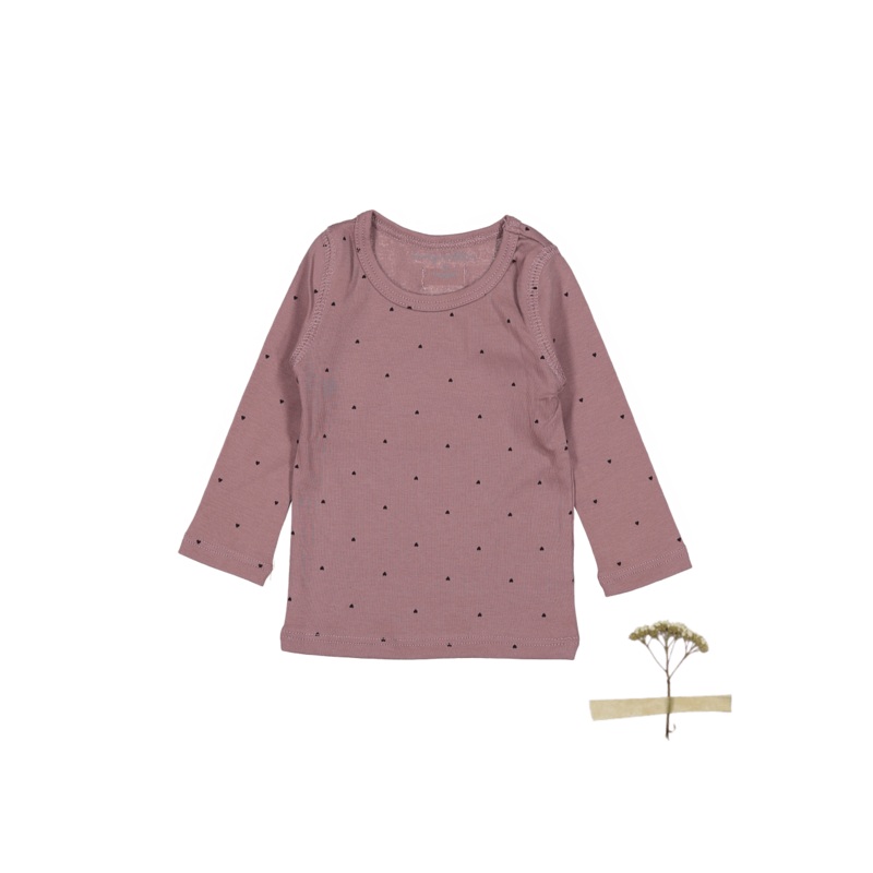 The Printed Long Sleeve Tee – Heart