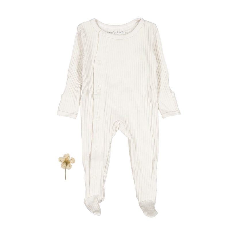 The Snap Romper – Cream|00m|0m|3m|6m|9m|12m|18m|24m