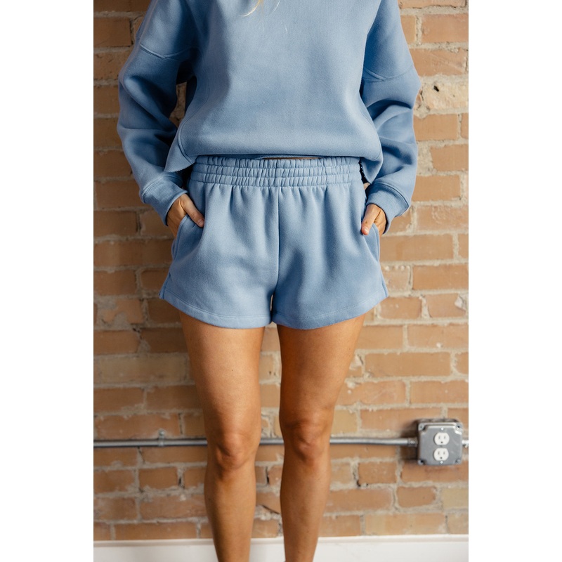 Flying in a Dream Shorts|SteelBlue|S|M|L