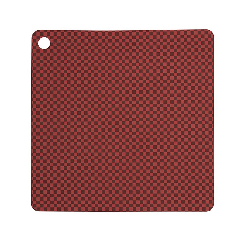 Placemat Checker – Pack of 2 – Red