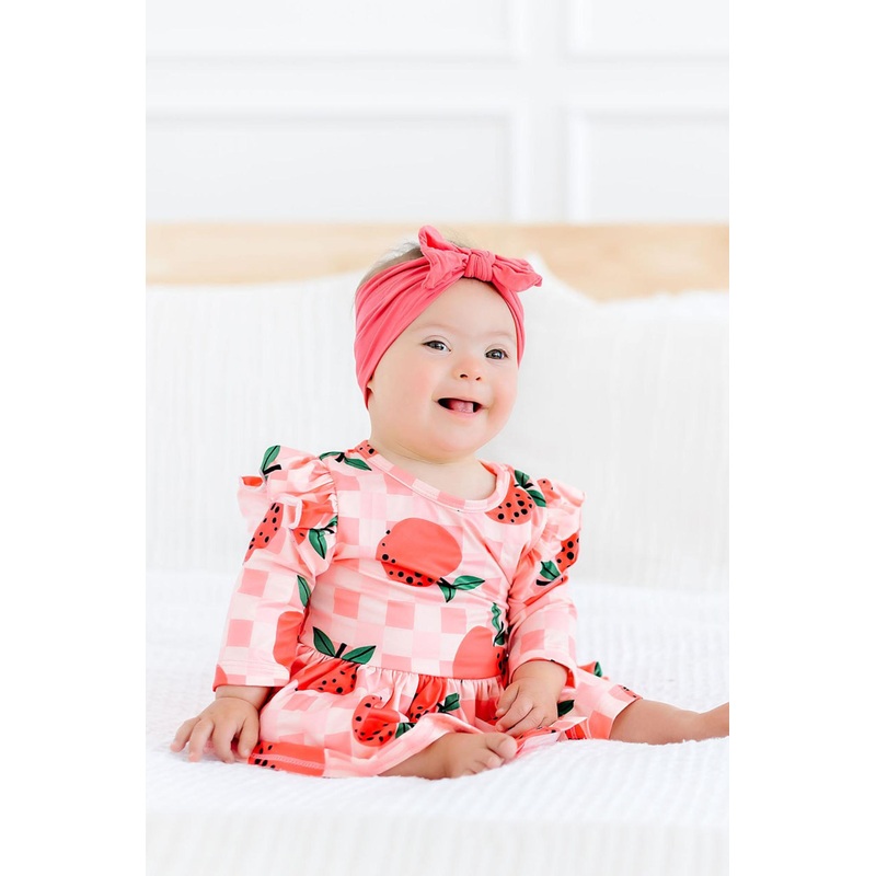 SALE Apple Orchard Twirl Flutter Bodysuit