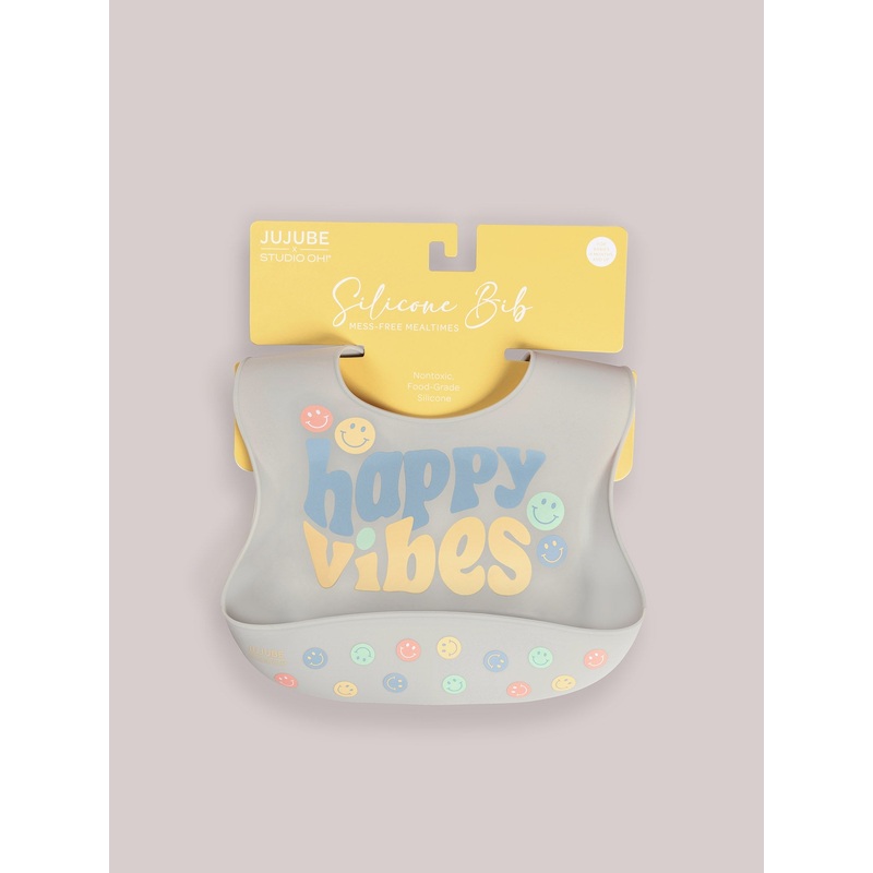 Silicone Bib – Happy Baby Vibes