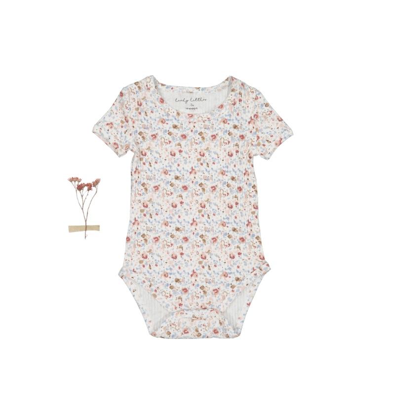 The Printed Short Sleeve Onesie – Evelyn