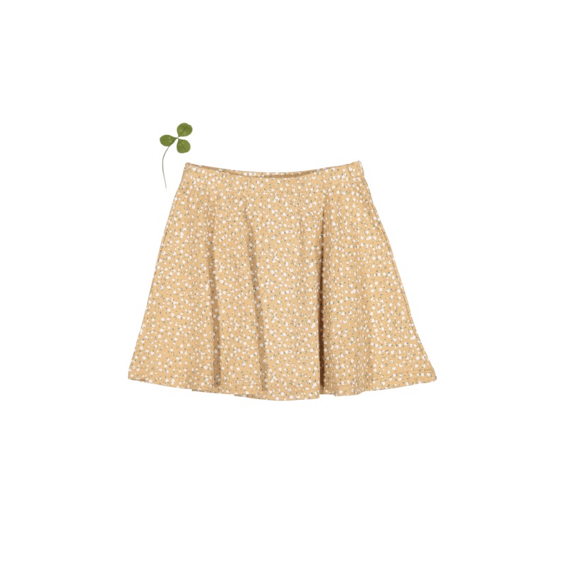 The Printed Skirt – Tan Bud|24m|36m|4y|6y|8y