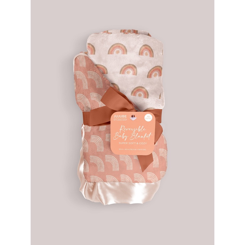 Ultra-Soft Thick Reversible Baby Blanket – Be Kind Rainbows
