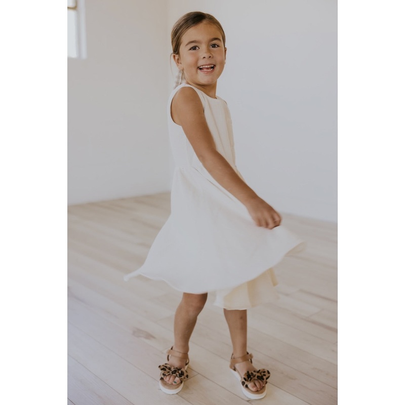 Ah Biscuits Pocket Dress|Linen|18-24mo|2T|3-4T|5-6T|7-8|9-10|11-12|13-14