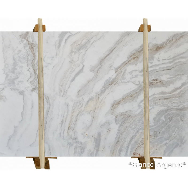 Bianco Argento White Bookmatching Marble Slabs Polished – Livfloors Collection