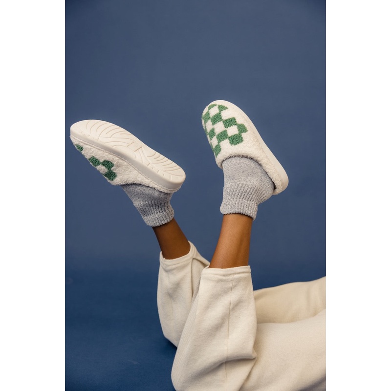 Check This Out Slippers|Green|6|7|8|9|10