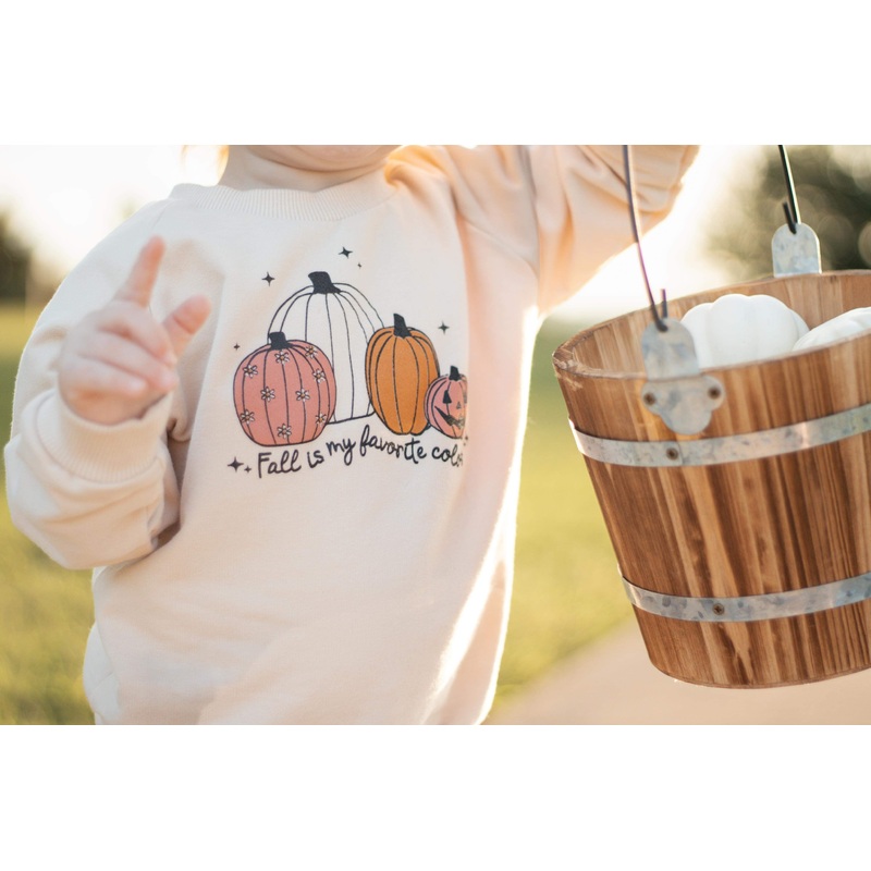 Fall Is My Favorite Color Organic Cotton Crewneck