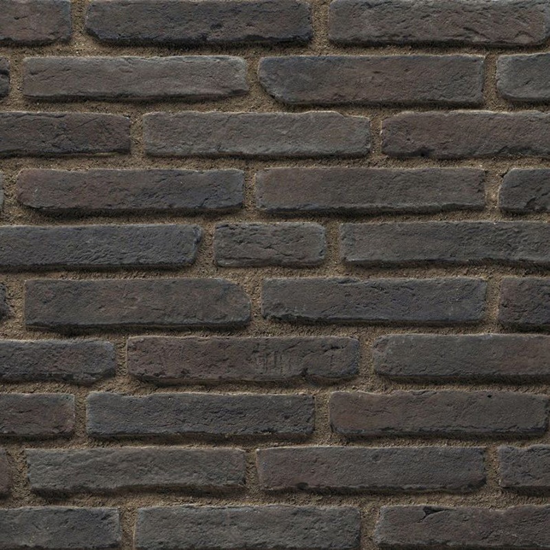 Ferrara Dark Grey Manufactured Stone Handmade Brick Veneer – Livfloors Collection