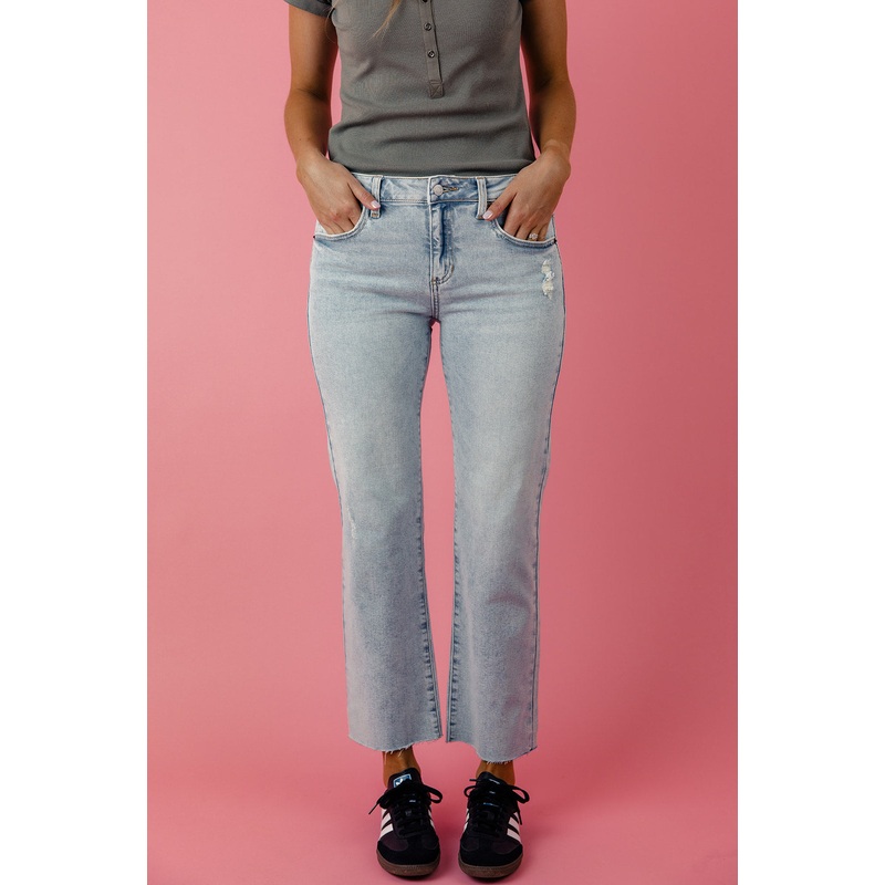 James Mid Rise Straight Jeans|LightSteelBlue|25|26|27|28|29|30|31