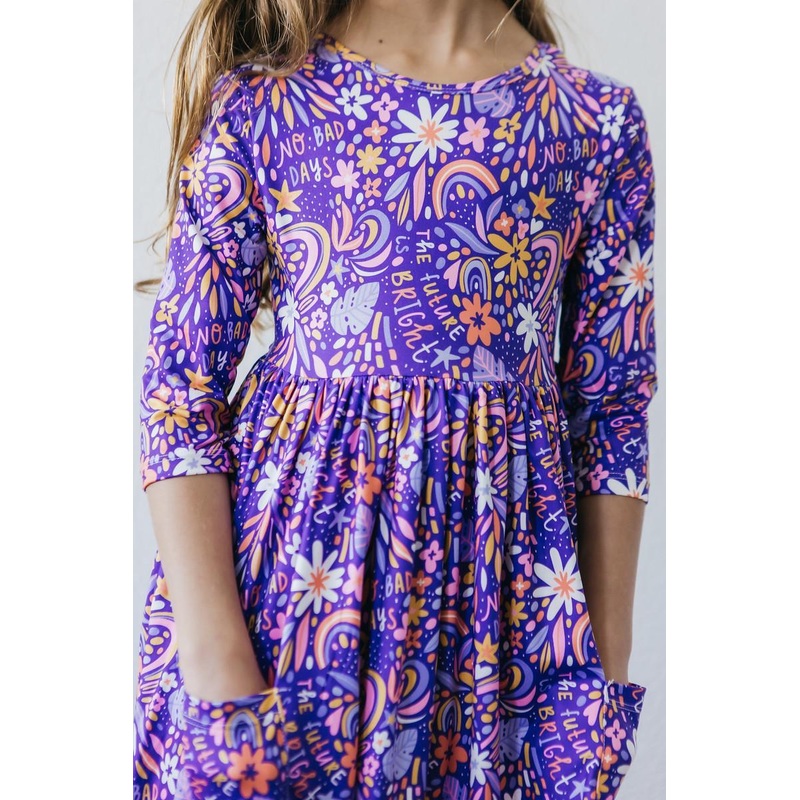 No Bad Days Pocket Twirl Dress