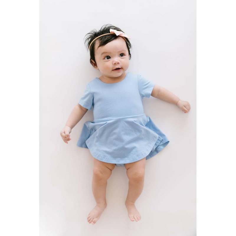 Skirted Leotard in Baby Blue|2T|5