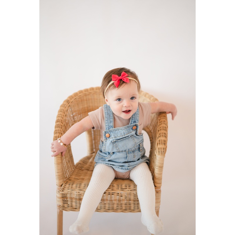 Valentine | Mini Piggy Bow|Alligator Clip|Nylon Headband