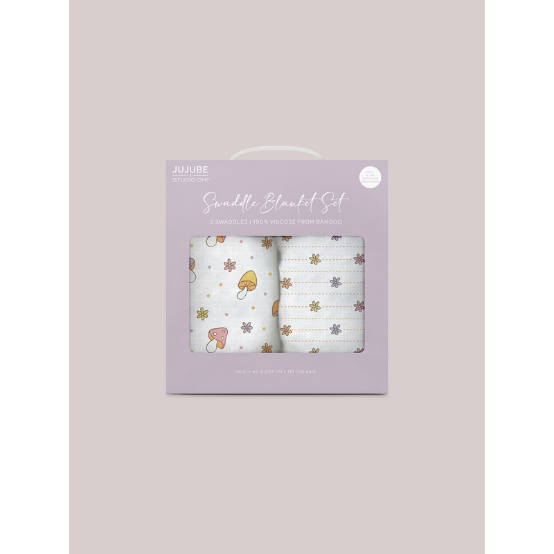 2-Pack Square Swaddle Blanket Set – Mushy Love