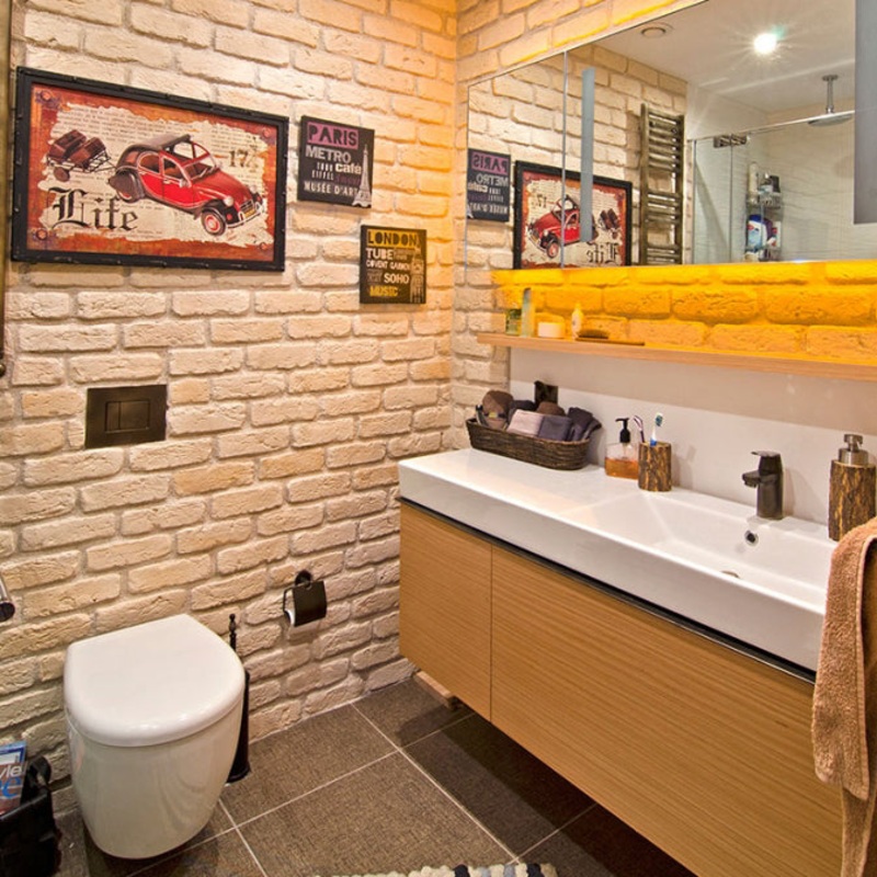 Barok Milk White Manufactured Stone Handmade Brick Veneer – Livfloors Collection