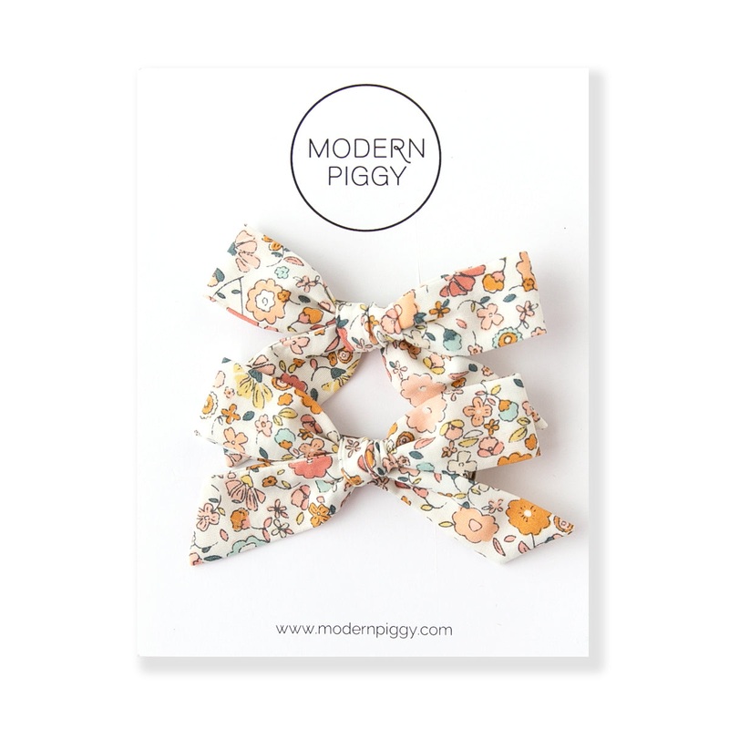 Beatrice | Pigtail Set – Hand-tied Bow