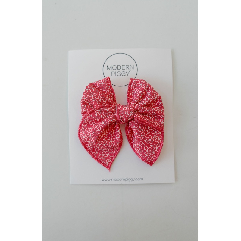 Bloomberry | Petite Party Bow|Alligator Clip|Nylon Headband|Collar Clip