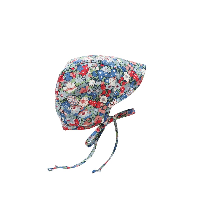 Brimmed Thorpe Bonnet Cotton-Lined Made with Liberty Fabric