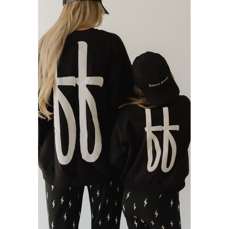 Child Sweatshirt | ff Black|2/3 Years|4/5 Years|6/7 Years|8/9 Years|10/12 Years