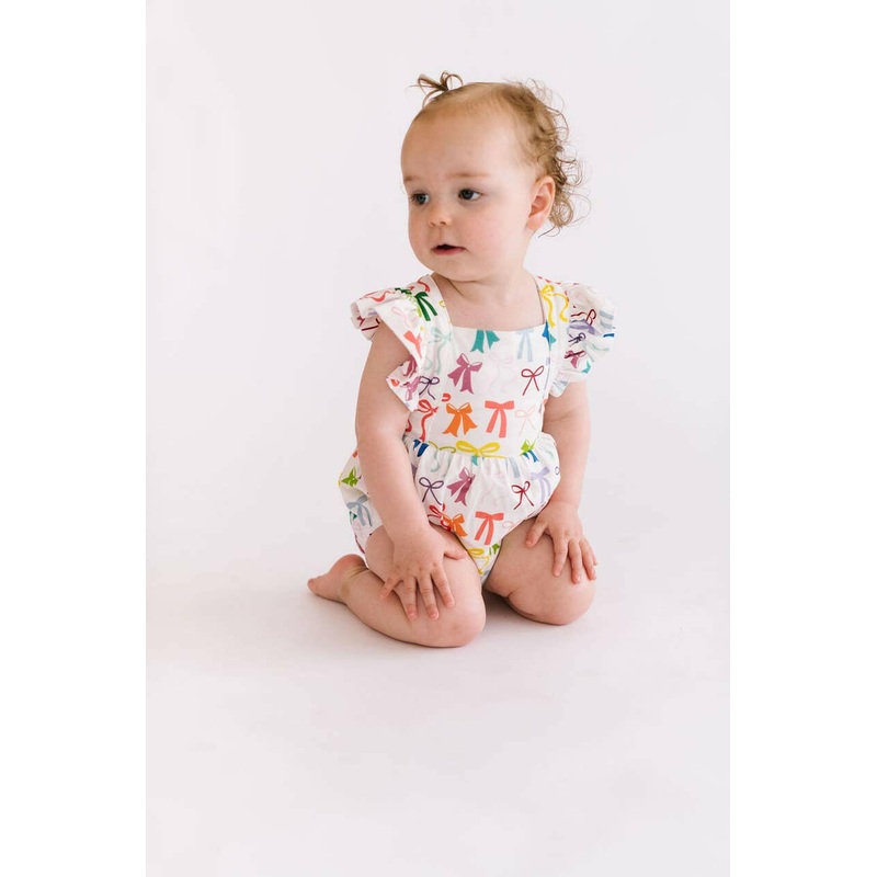 Emmy Romper in Rain-Bows|3/6m|6/12m|12/18m|18/24m|2T
