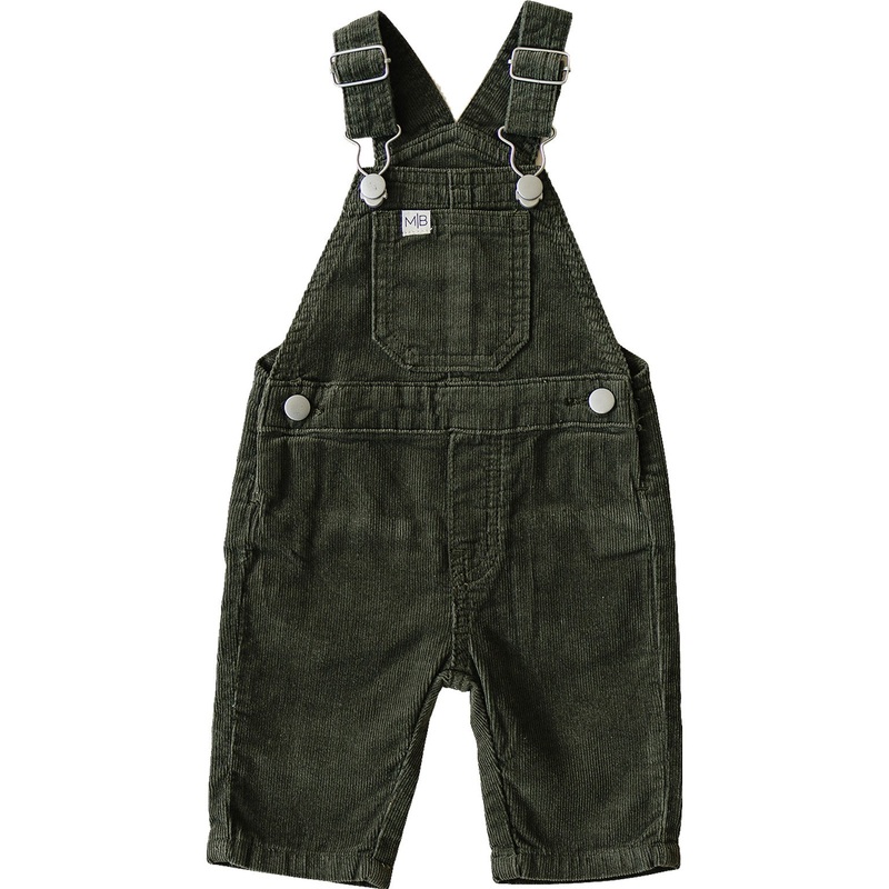 Green Corduroy Overalls|0-3|3-6|6-12|18