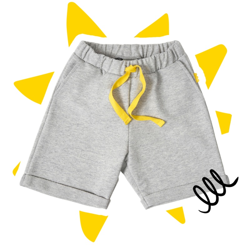 Grey Shorts – Grey|3/6M|9/12M