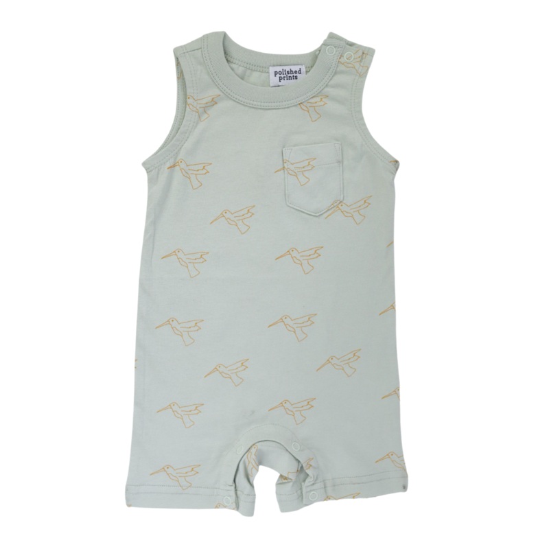 Hummingbird Pocket Playsuit|3 month|6 month|12 month|18 month|2T