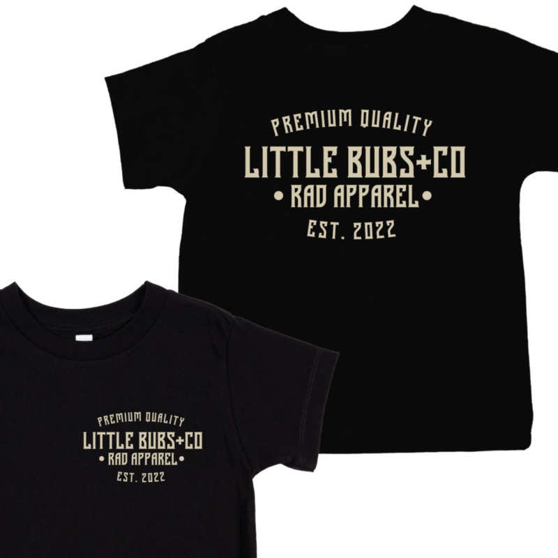 Rad Apparel Tee|3/6m|6/12m|12/18m|18/24m|2T|3T|4T|5T|YS (6-8)|YM (10-12)|YL (14-16)