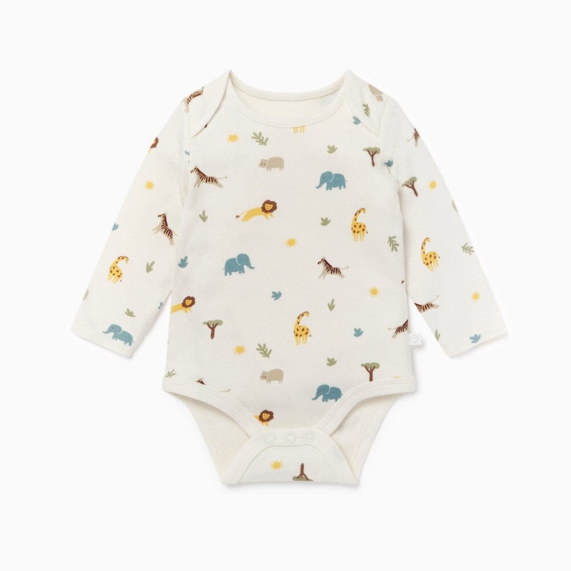 Safari Long Sleeve Bodysuit|6-9m|9-12m|12-18m