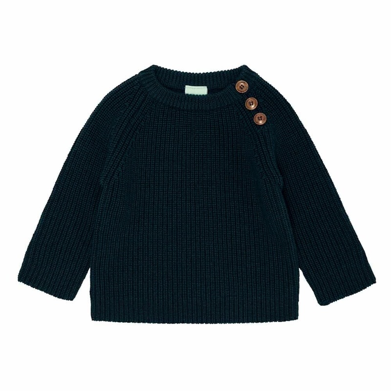 Baby Rib Sweater – Teal|0-2m|4m|6m|9m|12m