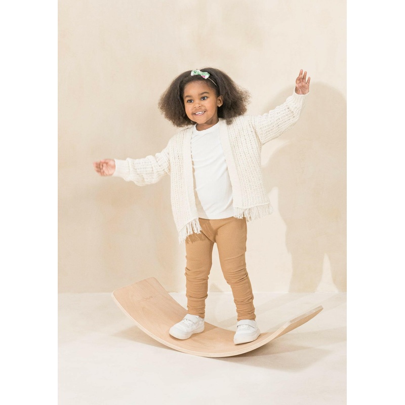 Balance Board – Natural Wood