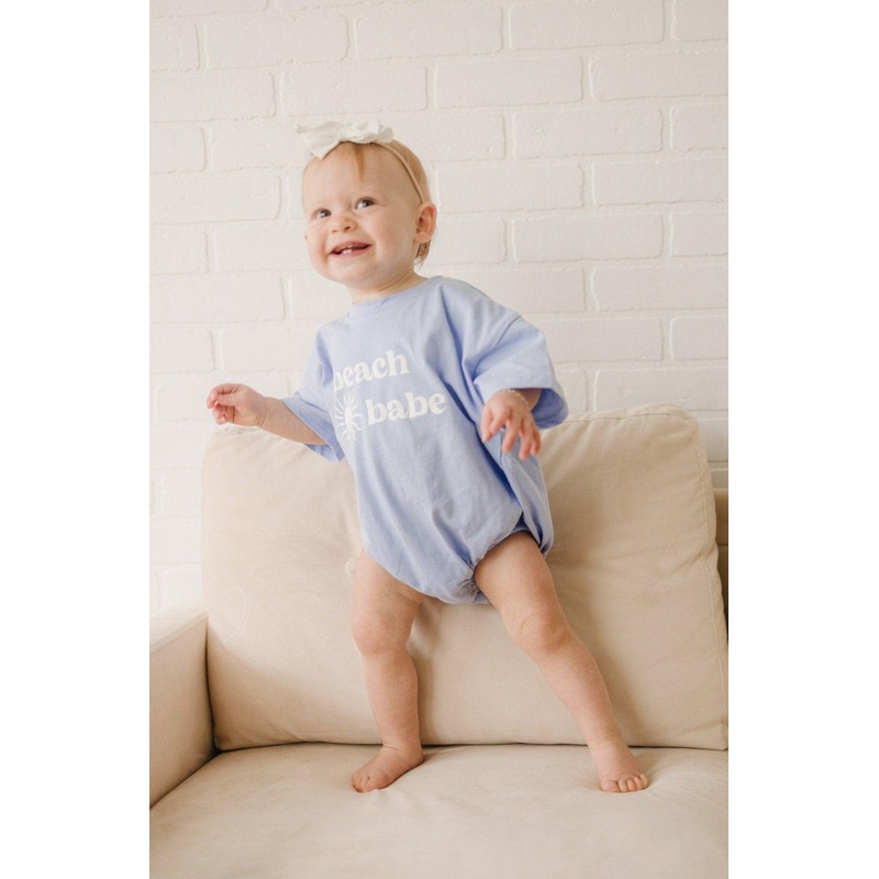 Beach Babe T-Shirt Romper – more colors