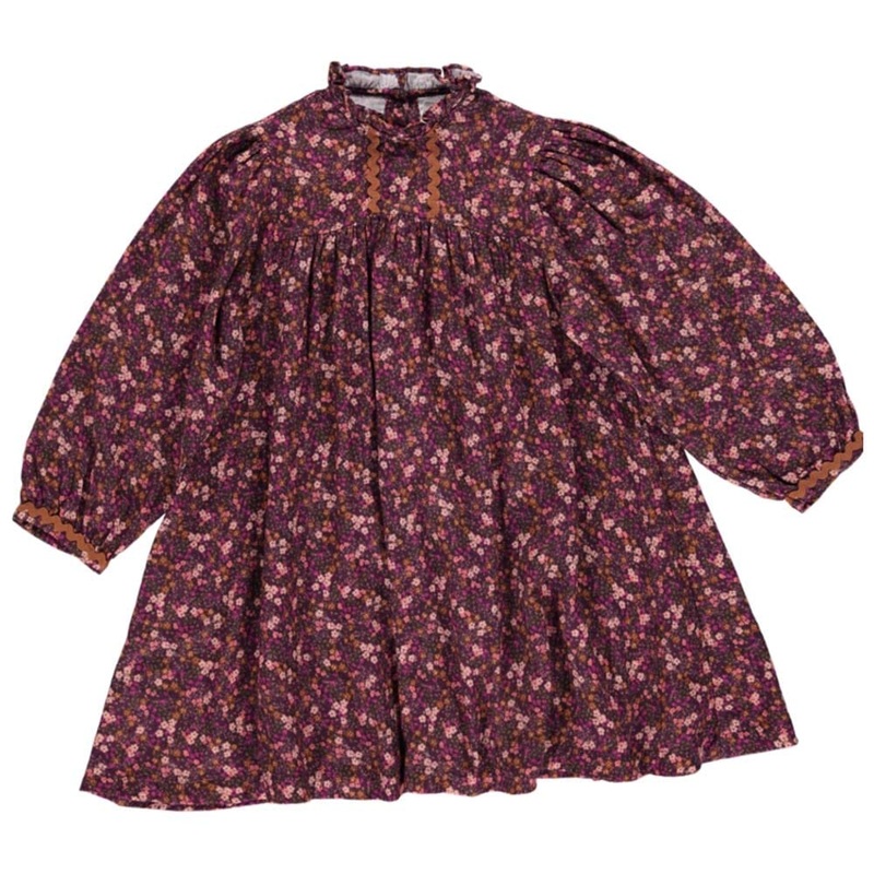 Lena Dress – Mulberry Mini Print