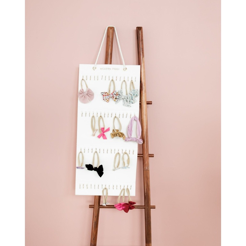 Modern Piggy Felt Bow Organizer (headbands only)